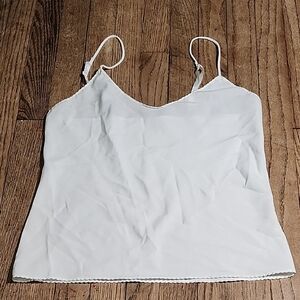 Vassarette Classic White Camisole